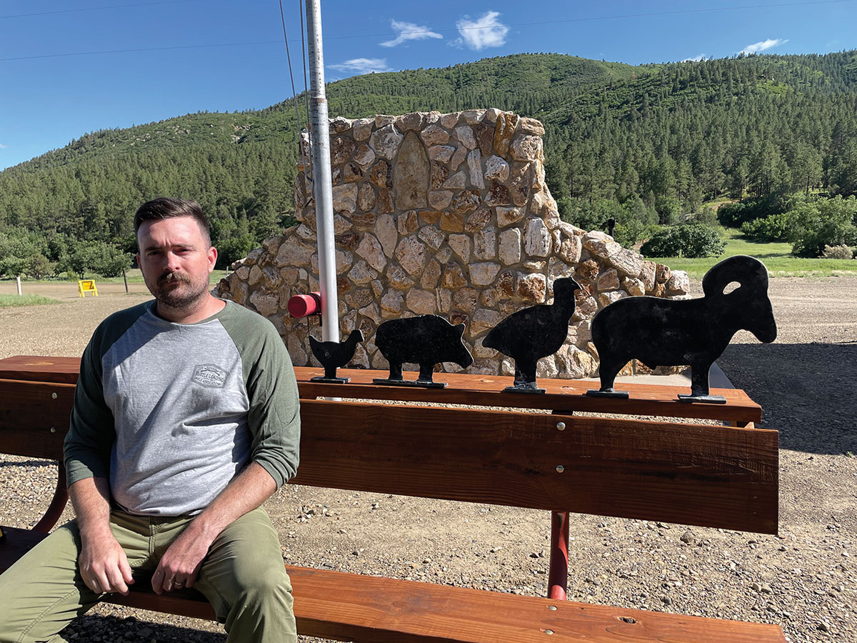 Another size comparison, with these being the smaller silhouettes used for both pistol caliber rifle and 22 long rifle competition. These can be harder to hit than you would think with the chickens at 40 meters, the pigs at 50 meters, the turkeys at 75, and the rams at 100.  It sure is a hoot when you see them tumble.